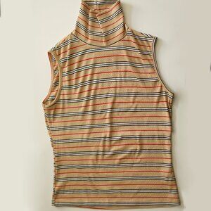 Burberry Style Top / Size not mentionned but L-XL / Stretched